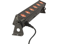 Ibiza Barra De LEDS C/ Strobe 6 LEDS RGBW 8W DMX Comando Ibiza Barra De LEDS C/ Strobe 6 LEDS RGBW 8W DMX Comando